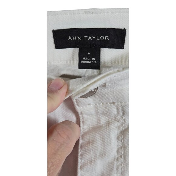 Loft Size 27 Women's Jeans Modern Skinny White 5-Pocket - Picture 8 of 11